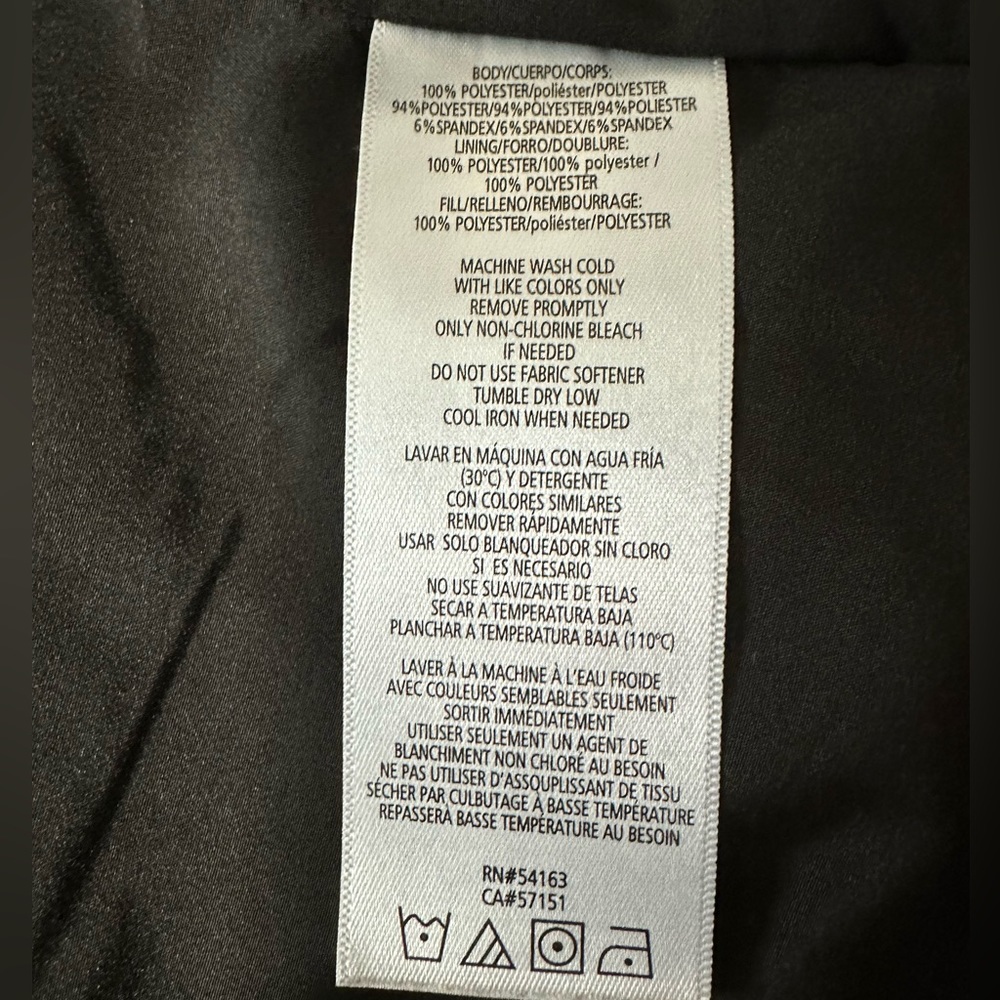 Performance Sherpa Solid Full Zip Puffer Vest. Bl… - image 4